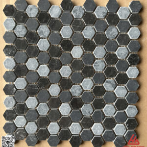 Đá Mosaic lục giác hex 1 - Mix Màu-HA.Hex13