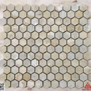Đá Mosaic lục giác hex 1 - Vàng Chanh