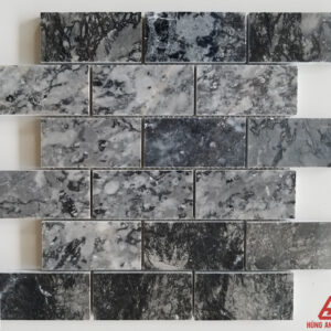 Đá Mosaic 48x98 - màu vân đen