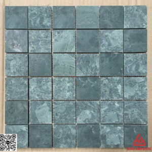 Đá mosaic xanh rêu bóng  48x48mm- HA.1B