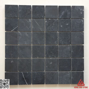 Đá mosaic đen honed  48x48mm- HA.10BH