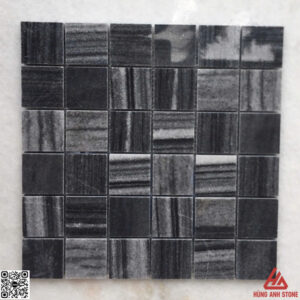 Đá mosaic sọc dưa đậm   48x48mm- HA.48SDĐ