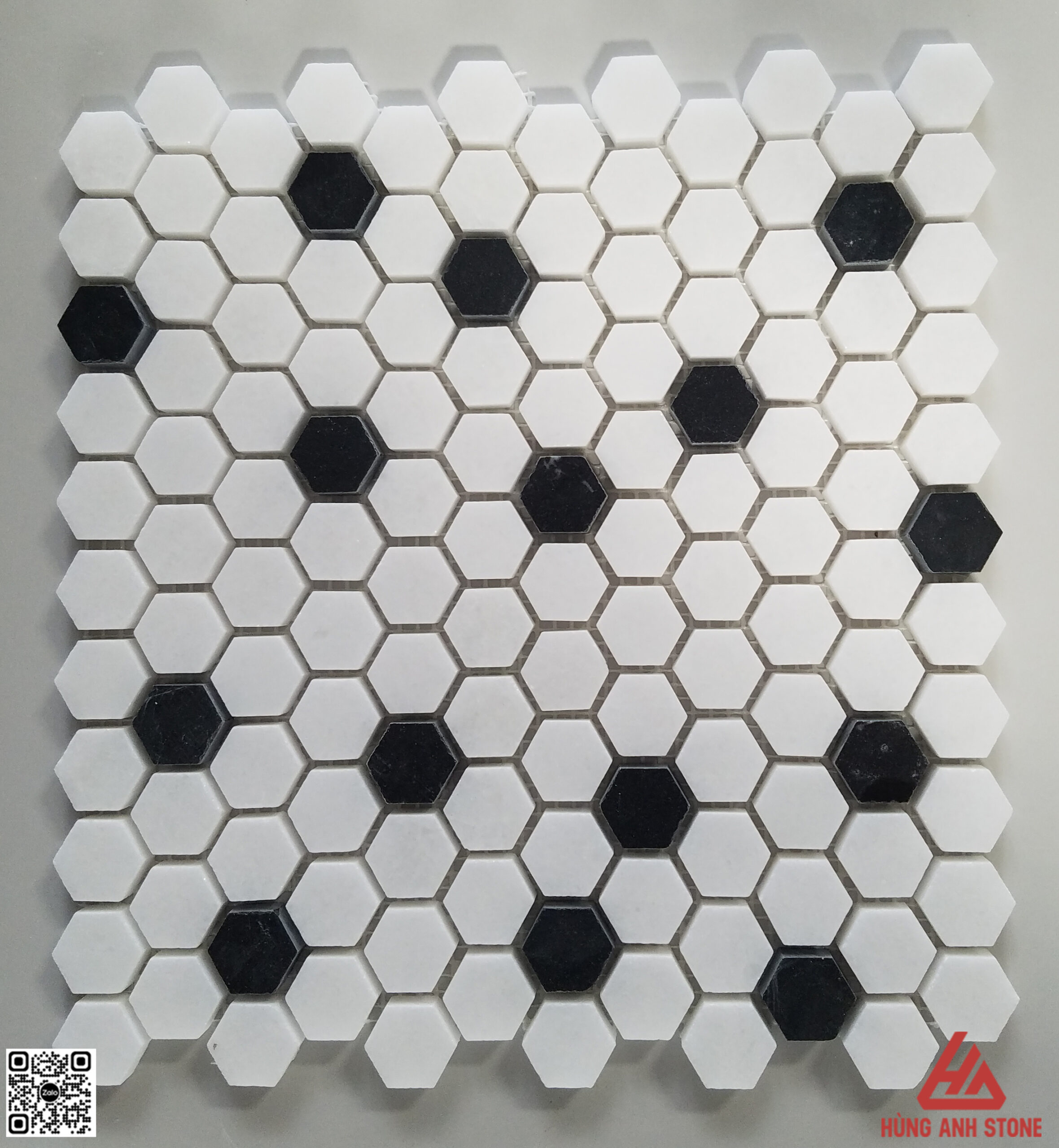 Đá Mosaic lục giác hex 1 - Mix Màu-HA.Hex12