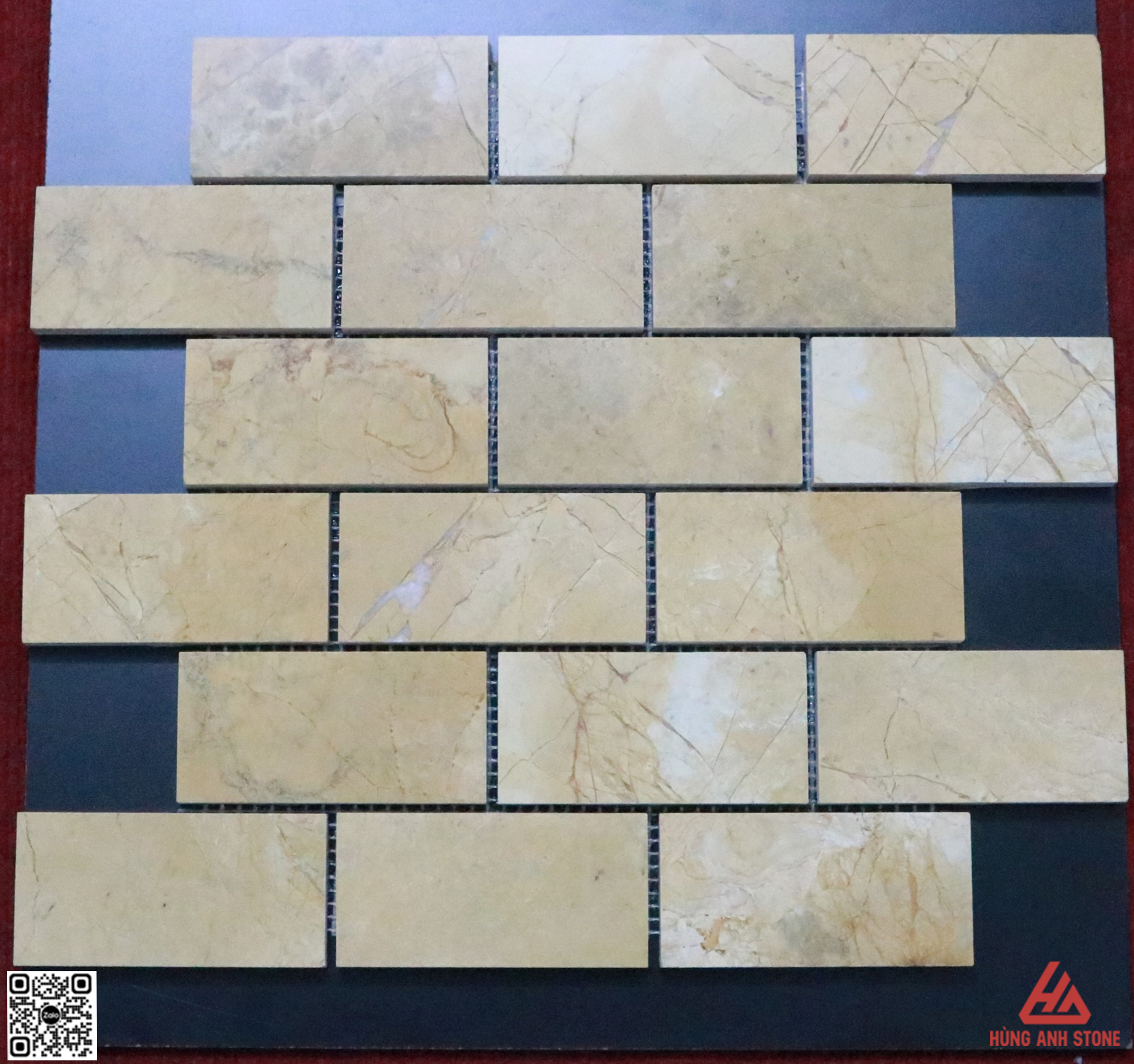 Đá Mosaic 48x98 - Màu Vàng Chanh