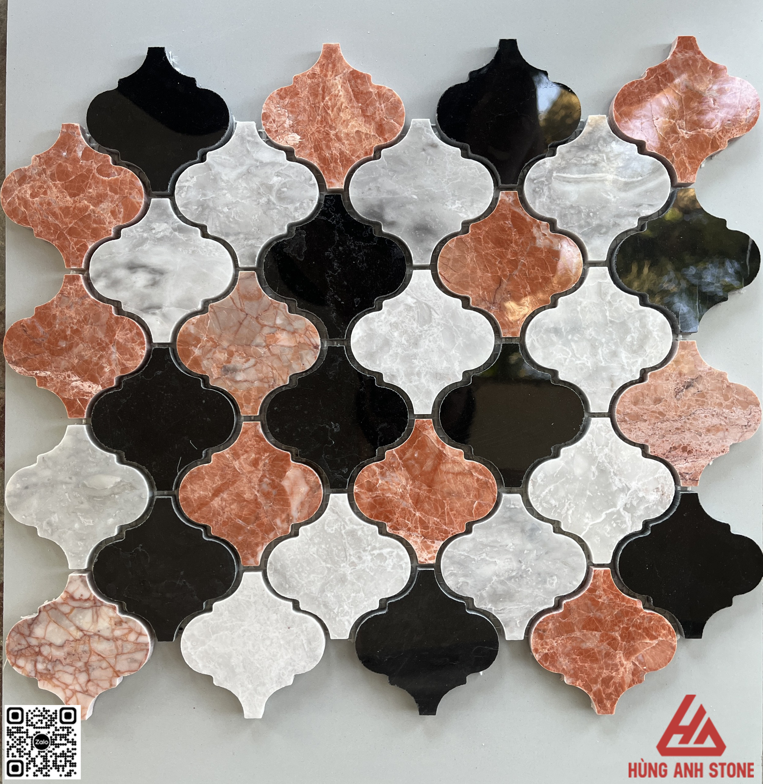 Đá mosaic đèn lồng- mix màu- HA.DLmix