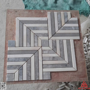 Đá mosaic cắt ghép mix màu -HA/Mix.11BF
