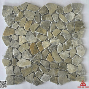 Đá Mosaic đập rối  - Màu Vàng Răm Kết PL