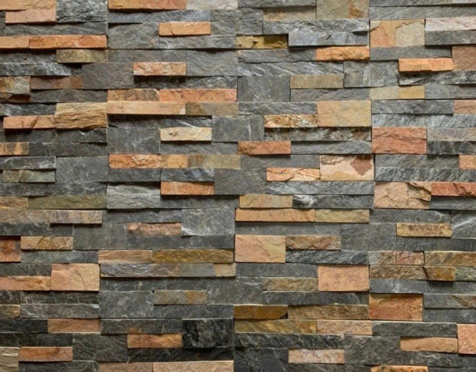 Đá ghép mix vàng - xanh - 10x50cm - Ảnh 2