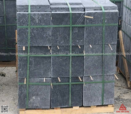đá xanh đen rung giả cổ
