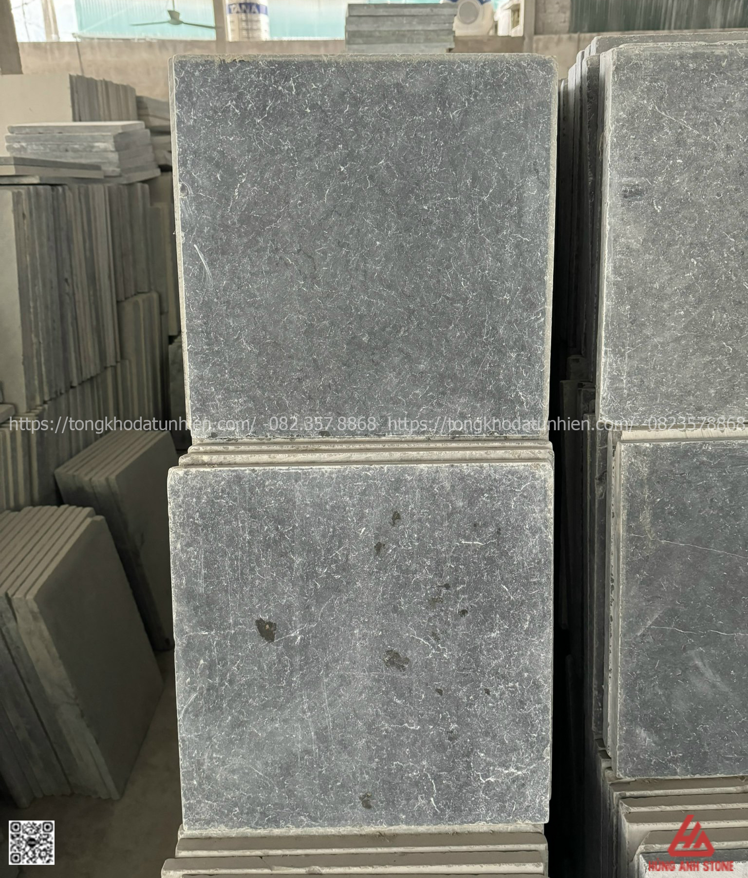 đá xanh đen giả cổ