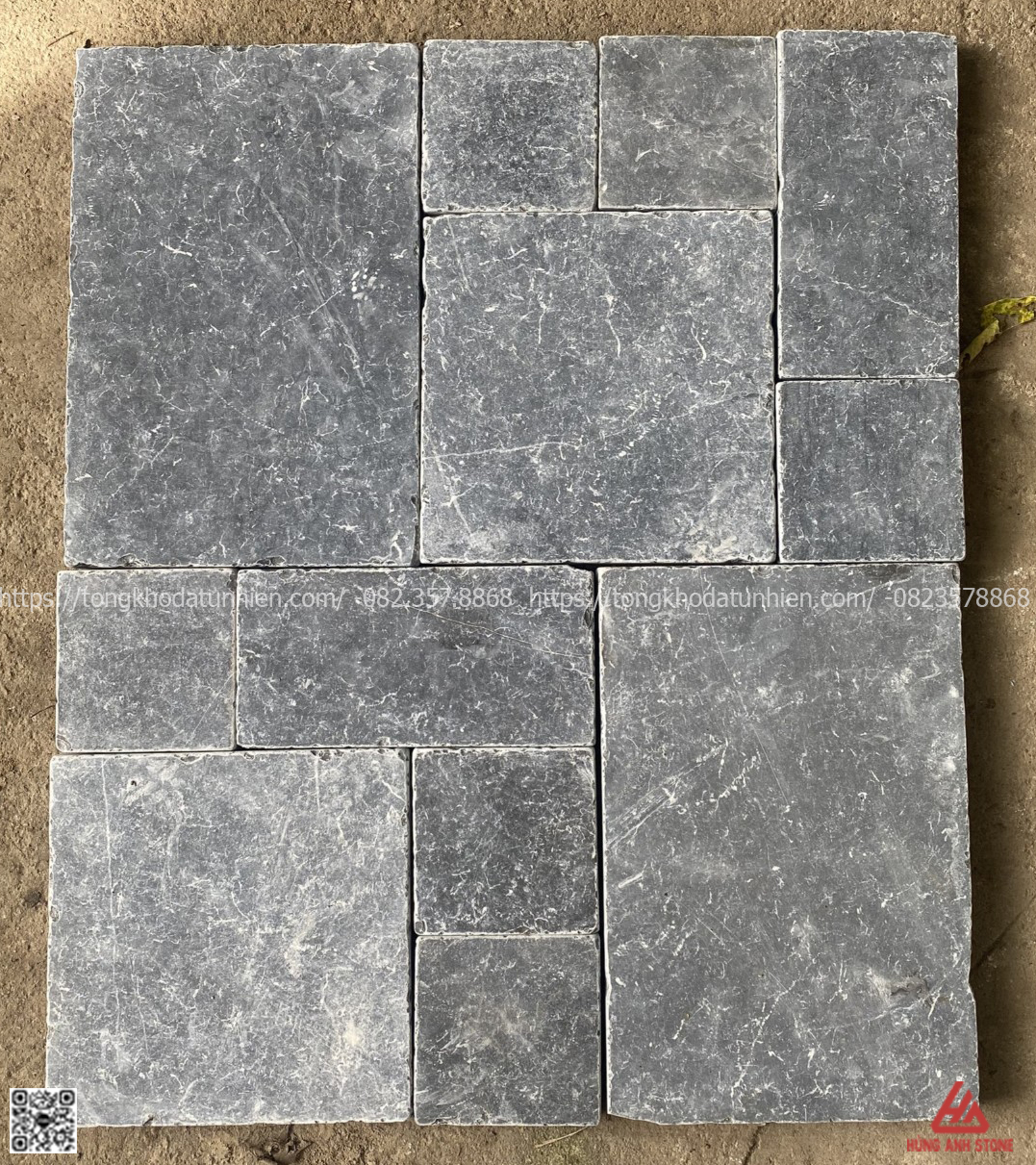 đá xanh đen giả cổ