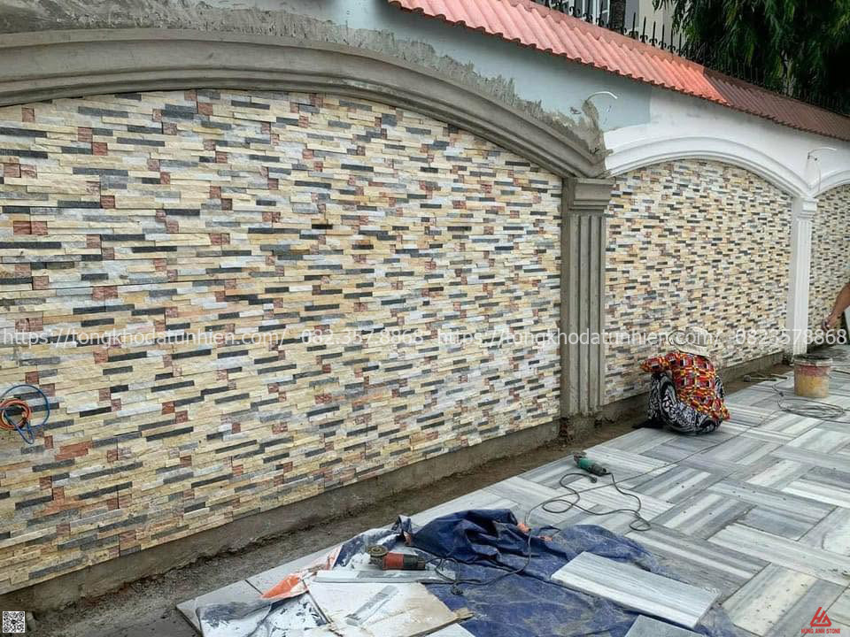 đá tự nhiên ghép 3 màu