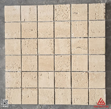Đá Mosaic chip 48x48-Travertine - Ảnh 2